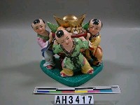 藏品(三童共推送聚寶盆像)的圖片